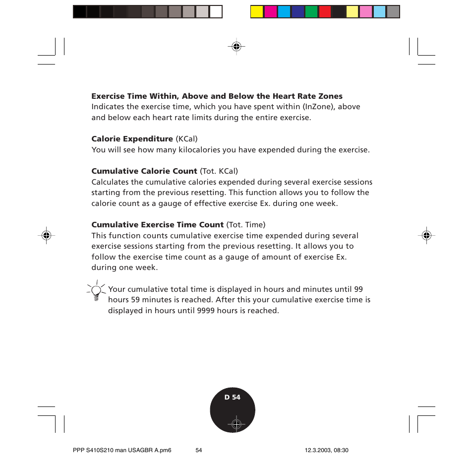 POLAR S410 User Manual | Page 56 / 94