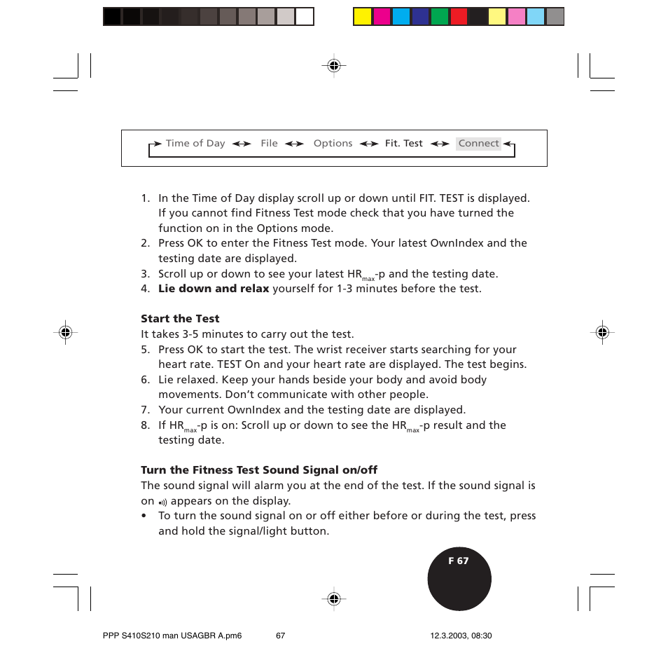 POLAR S410 User Manual | Page 69 / 94