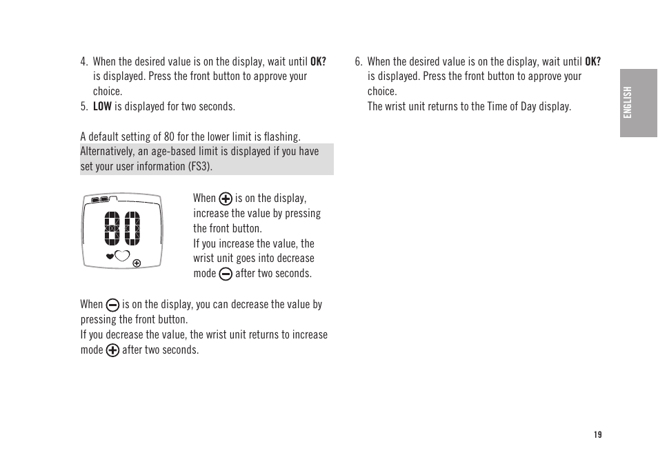 POLAR FS3 User Manual | Page 18 / 25