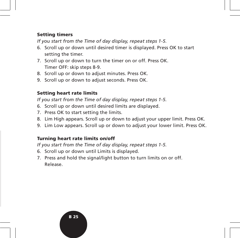 POLAR S720i User Manual | Page 27 / 122
