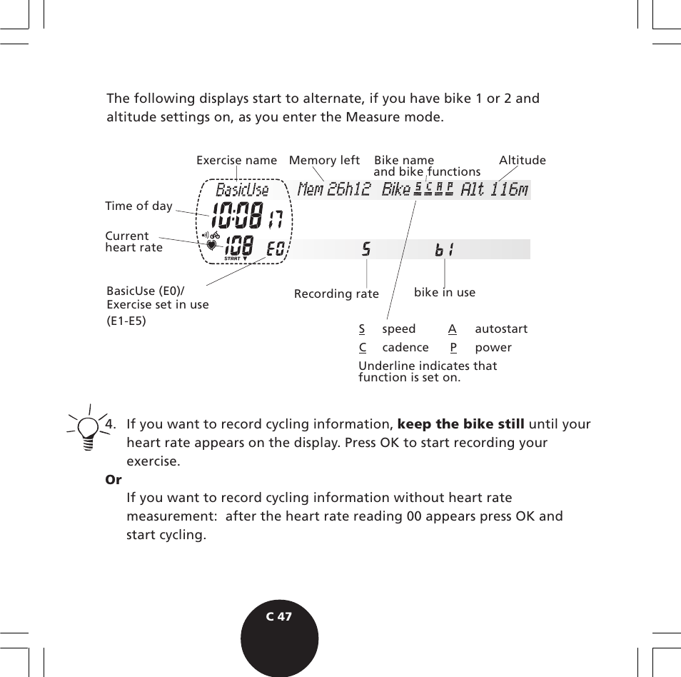 POLAR S720i User Manual | Page 49 / 122