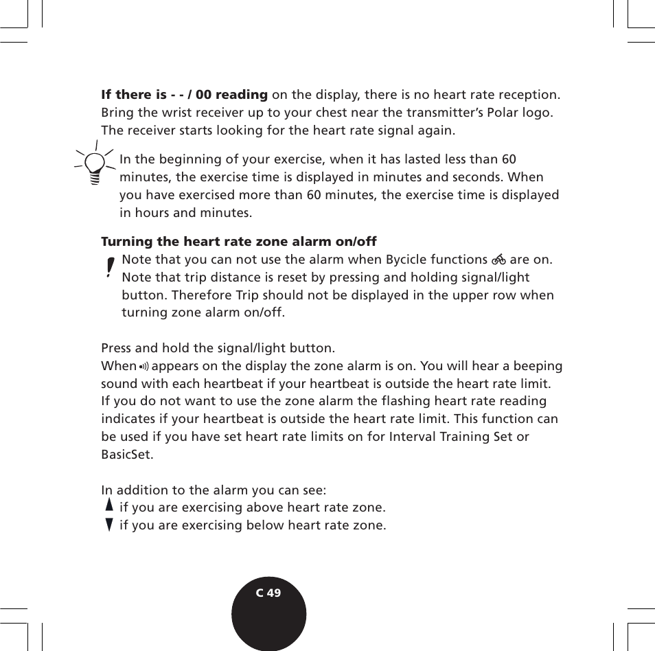 POLAR S720i User Manual | Page 51 / 122