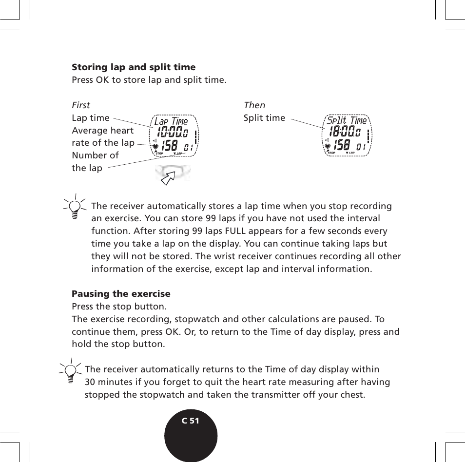 POLAR S720i User Manual | Page 53 / 122