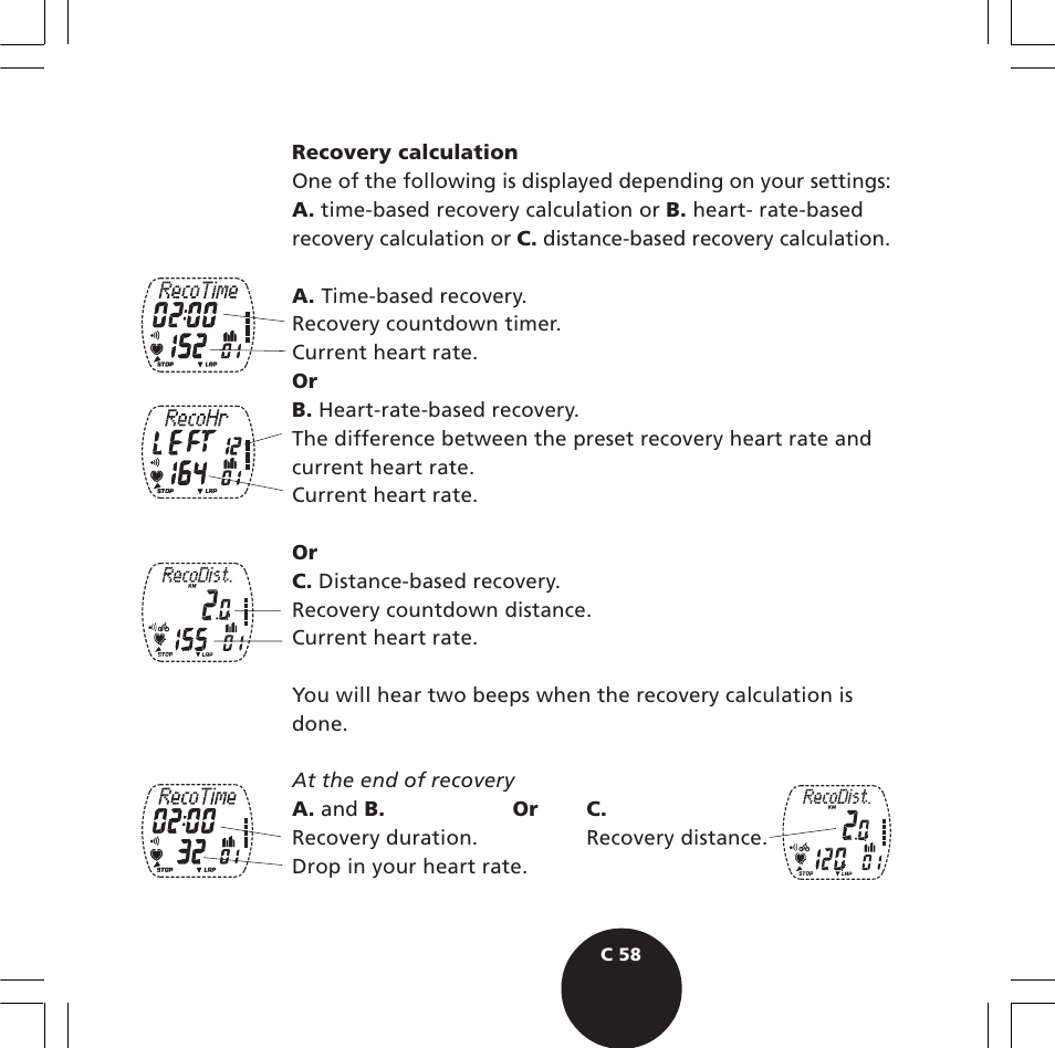 POLAR S720i User Manual | Page 60 / 122