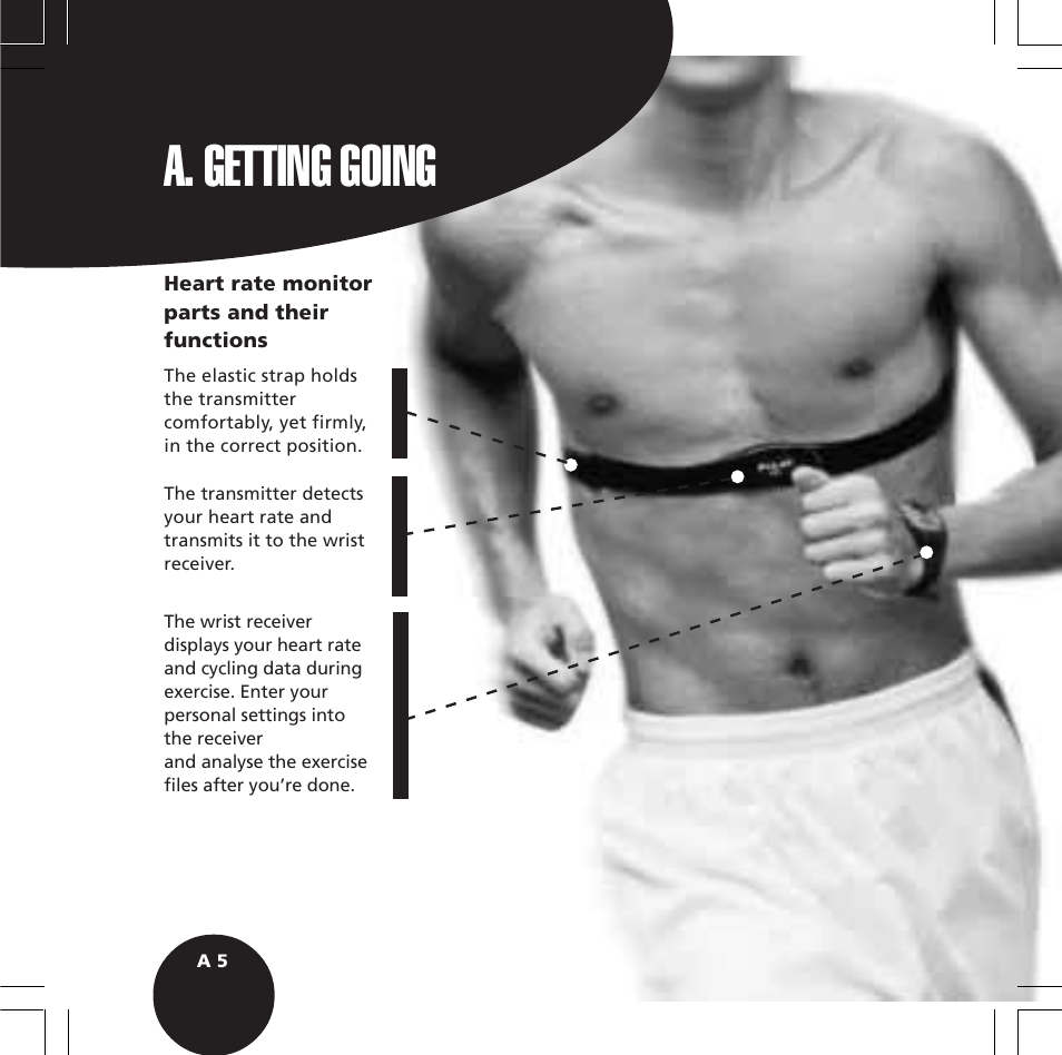 A. getting going | POLAR S720i User Manual | Page 7 / 122