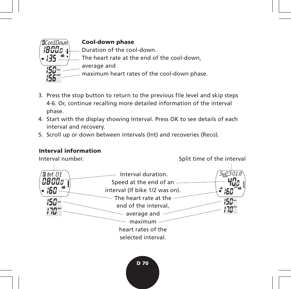 POLAR S720i User Manual | Page 72 / 122