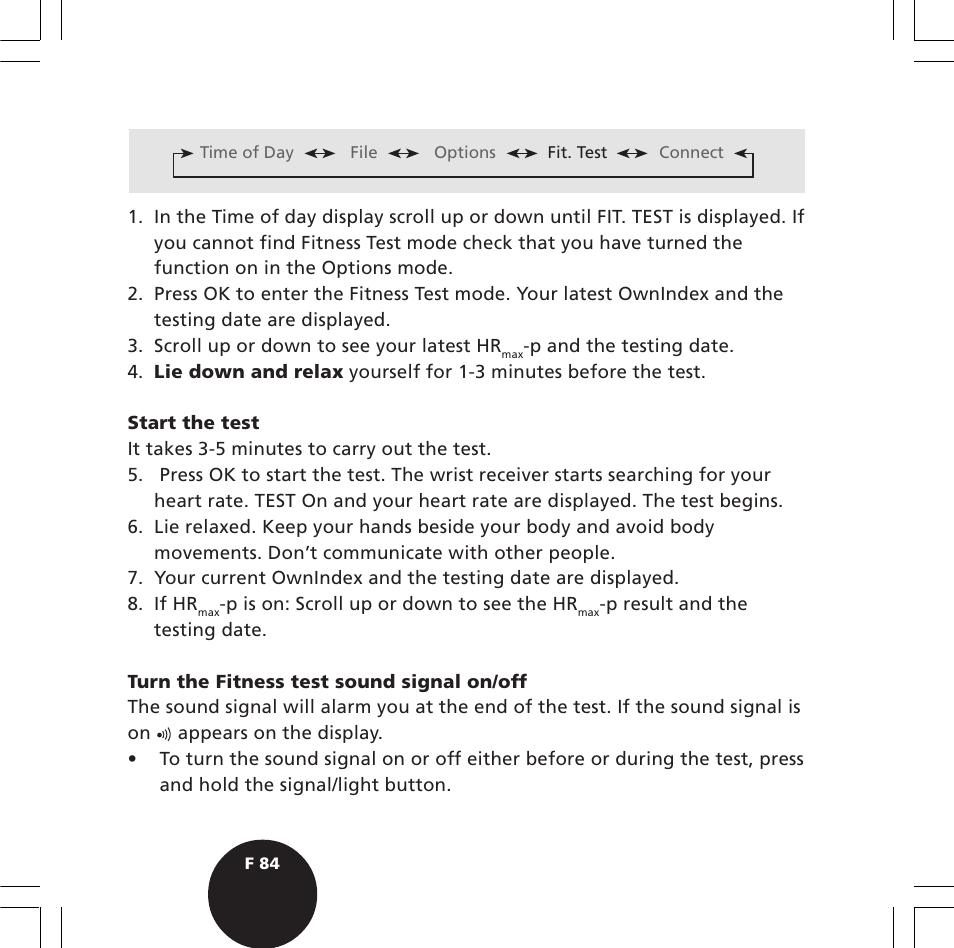 POLAR S720i User Manual | Page 86 / 122