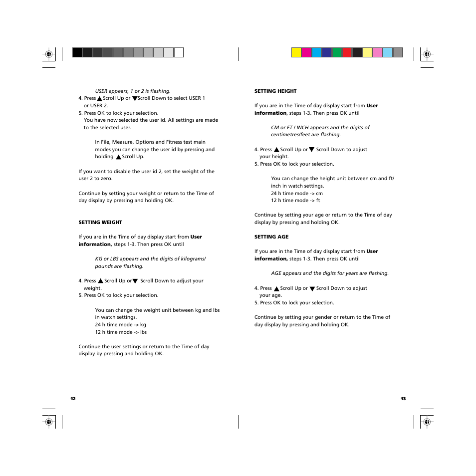 POLAR GBR User Manual | Page 8 / 33