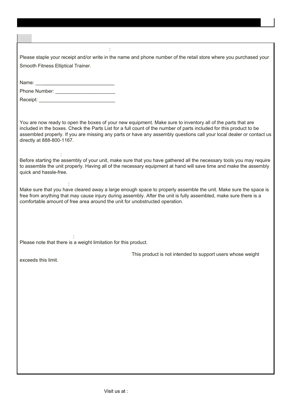 Preassembly | POLAR CE3.7 User Manual | Page 3 / 44