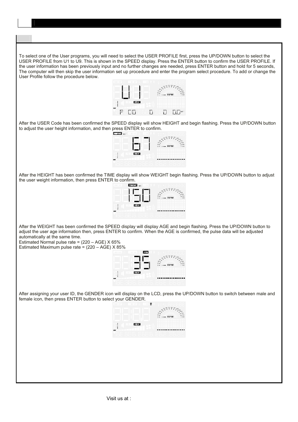 Computer operation | POLAR CE3.7 User Manual | Page 36 / 44