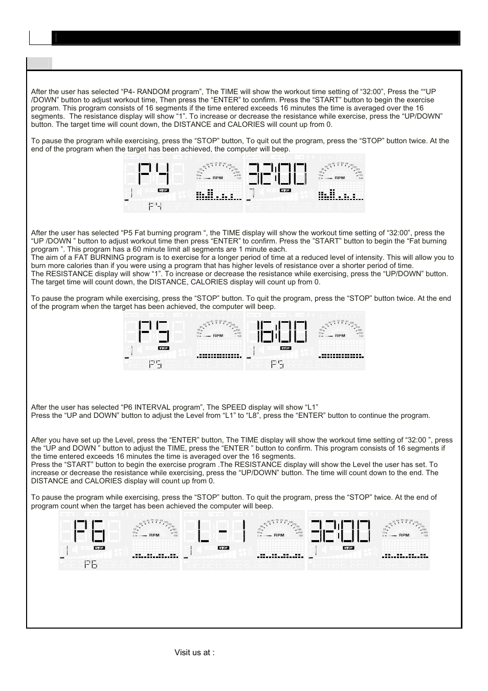 Computer operation | POLAR CE3.7 User Manual | Page 38 / 44