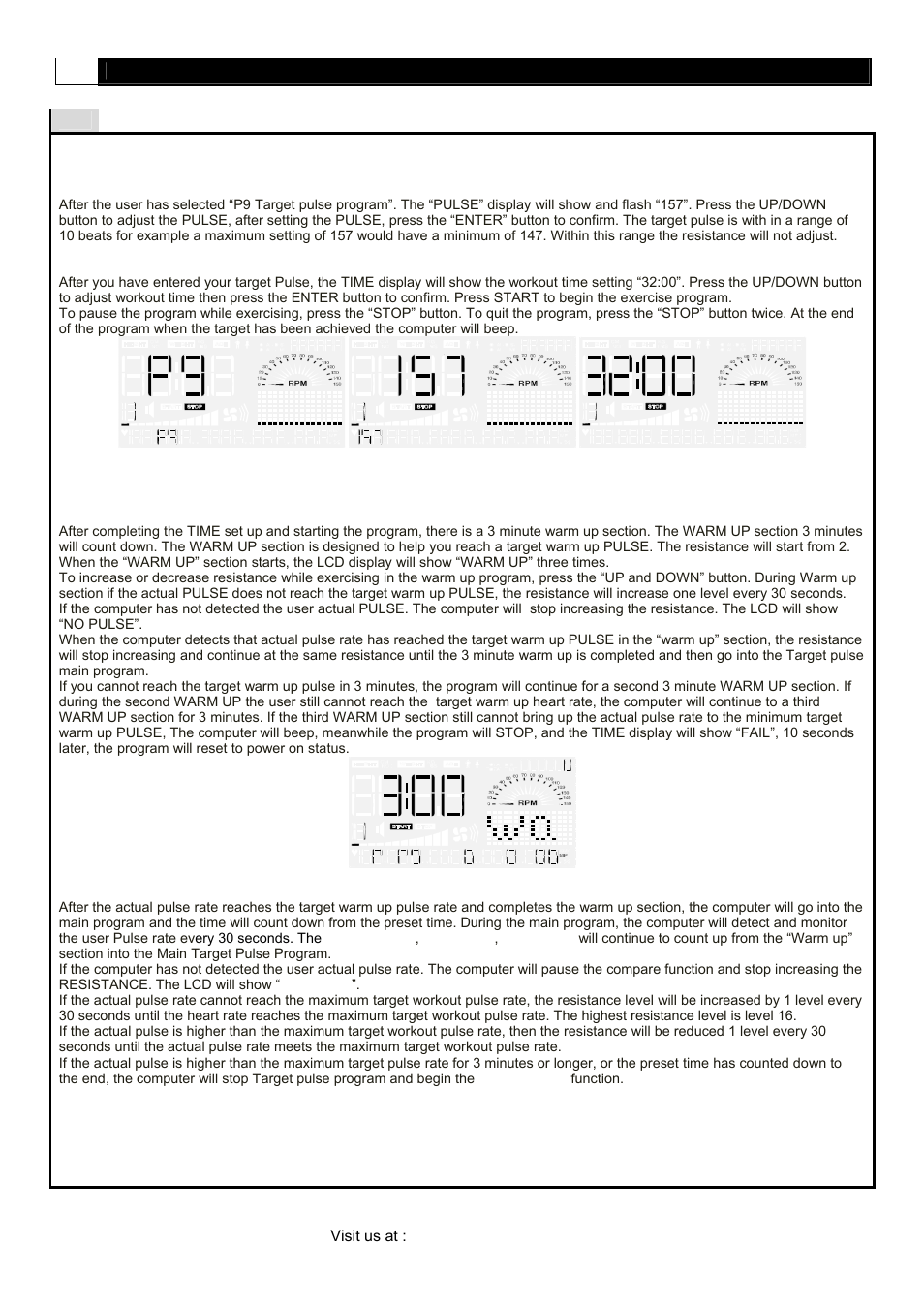 Computer operation | POLAR CE3.7 User Manual | Page 40 / 44