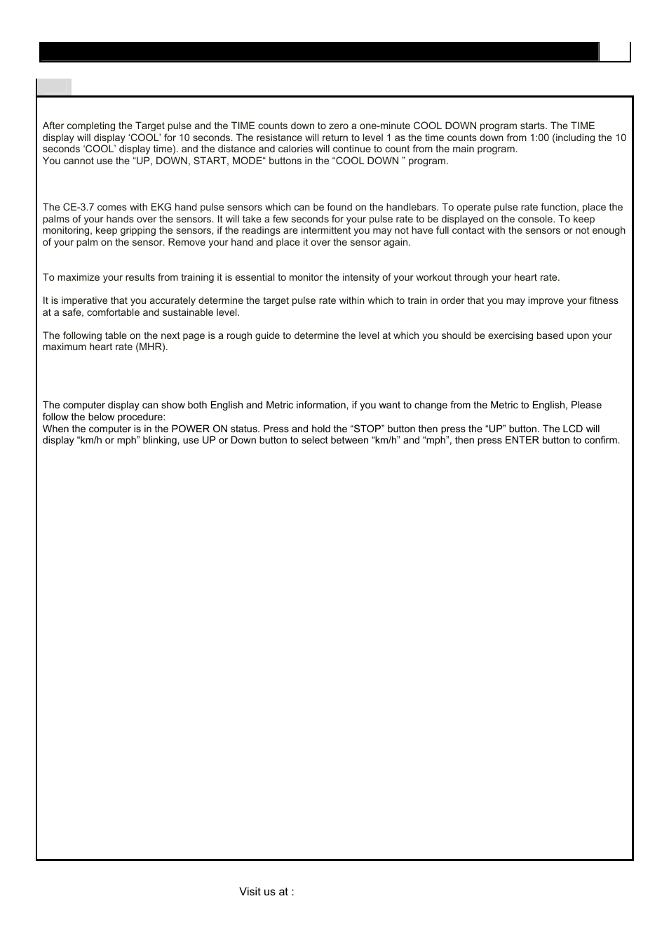 Computer operation | POLAR CE3.7 User Manual | Page 41 / 44