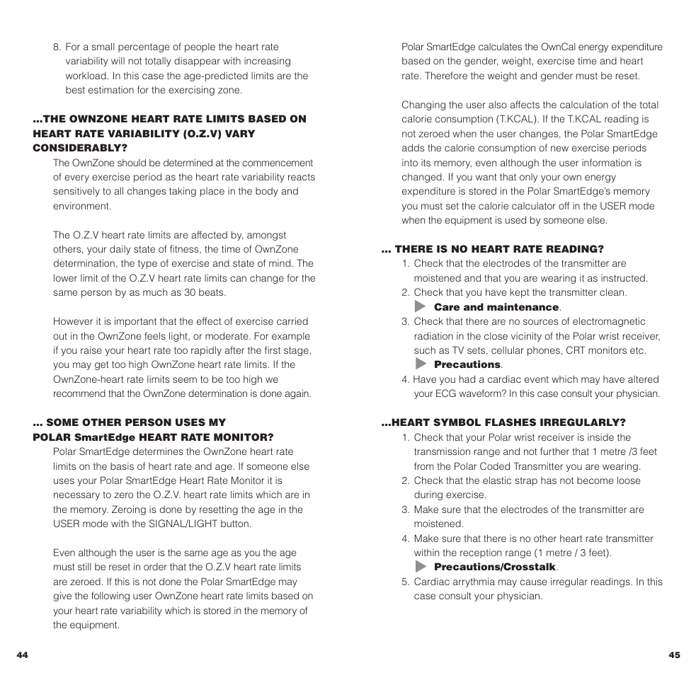 POLAR SMARTEDGE User Manual | Page 24 / 29
