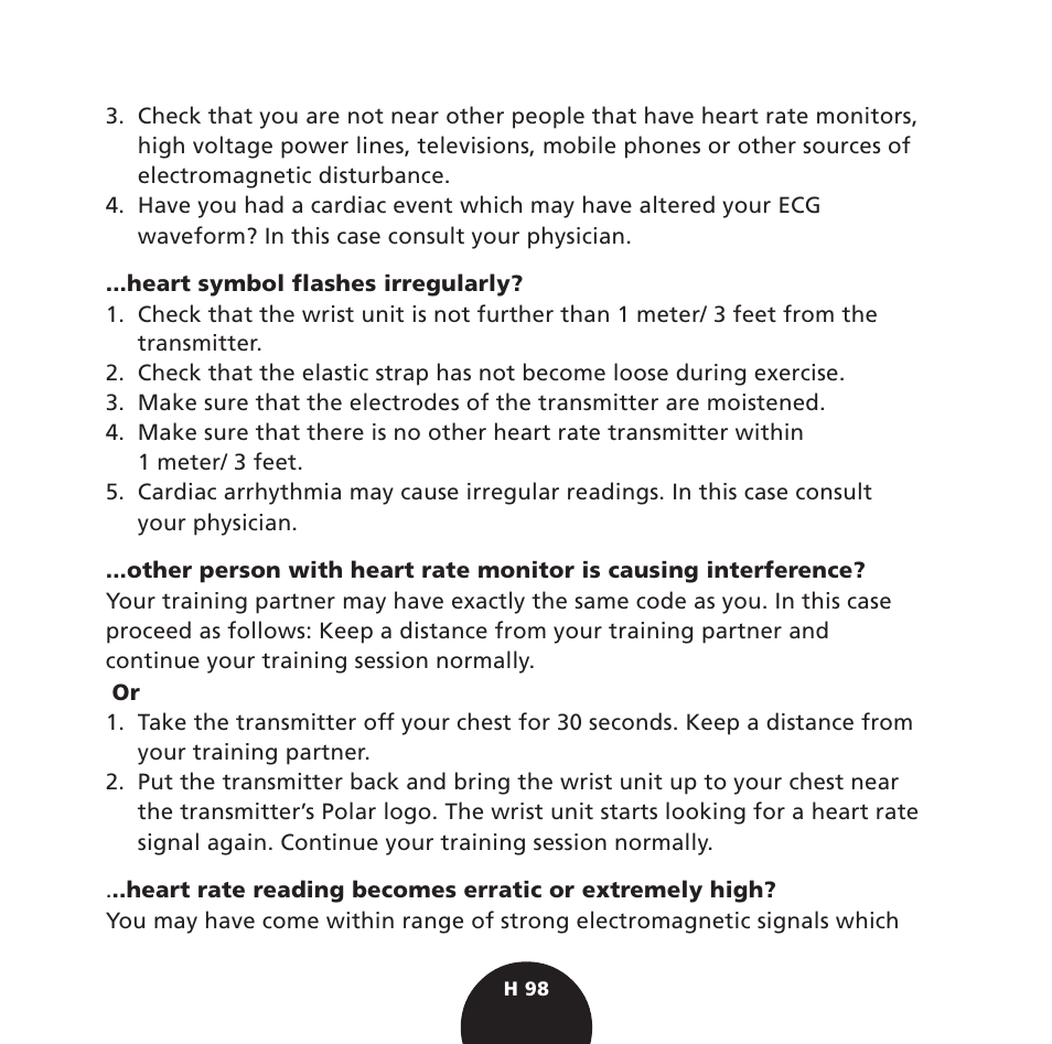 POLAR S725 User Manual | Page 100 / 122