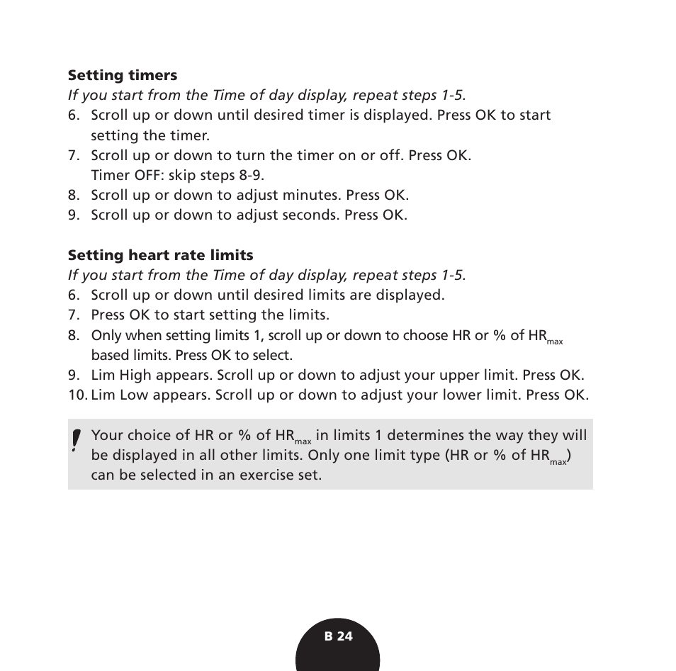 POLAR S725 User Manual | Page 26 / 122