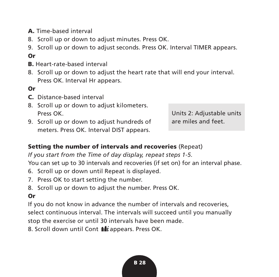 POLAR S725 User Manual | Page 30 / 122
