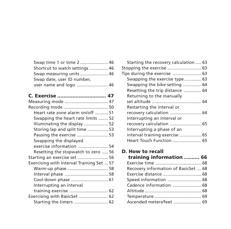 POLAR S725 User Manual | Page 5 / 122