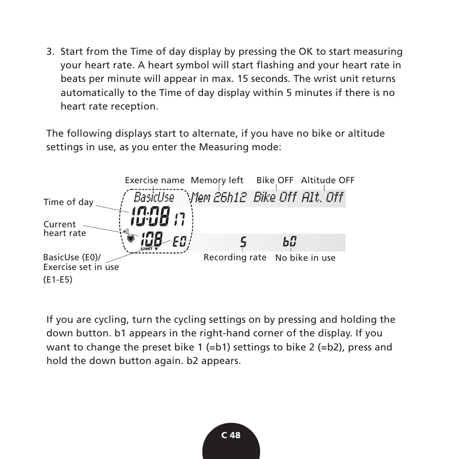 POLAR S725 User Manual | Page 50 / 122