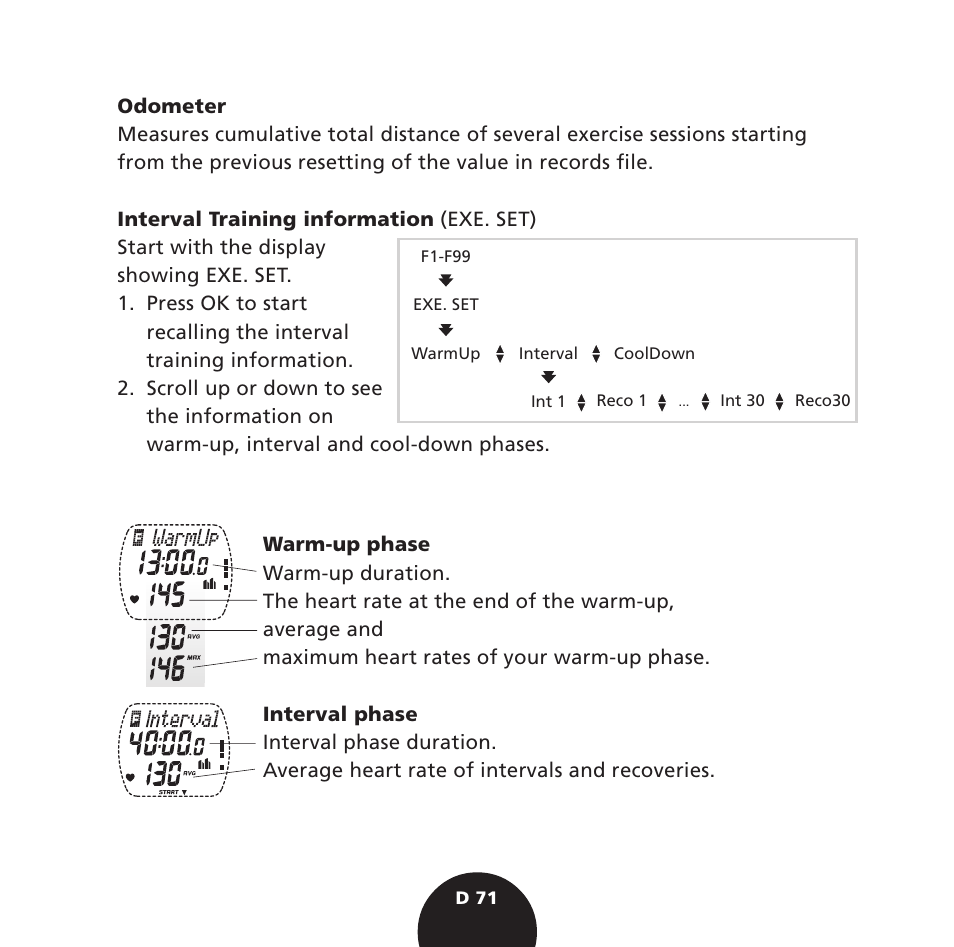POLAR S725 User Manual | Page 73 / 122