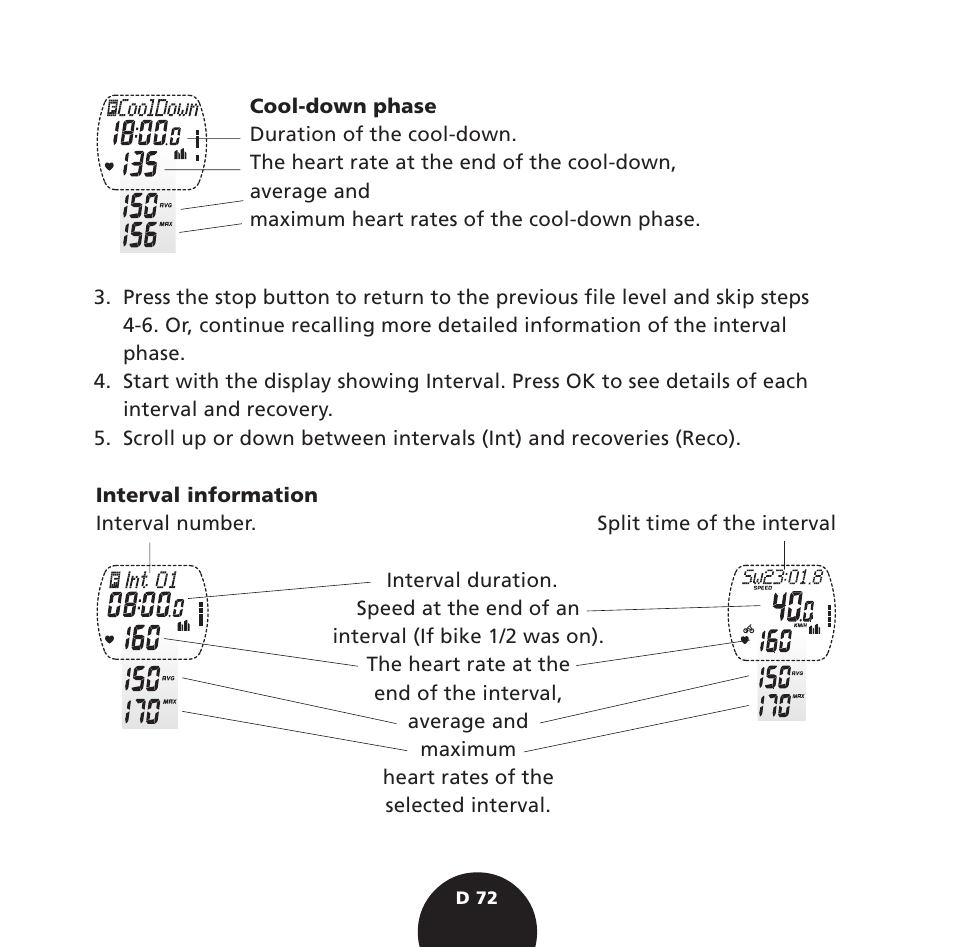 POLAR S725 User Manual | Page 74 / 122