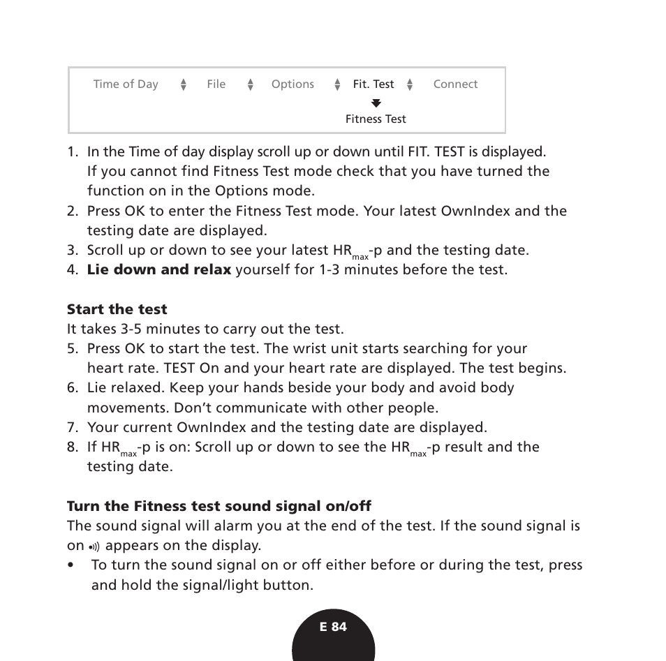 POLAR S725 User Manual | Page 86 / 122