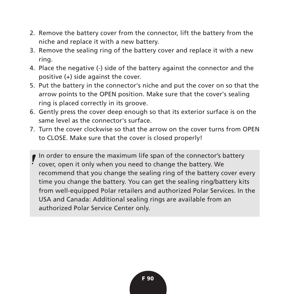 POLAR S725 User Manual | Page 92 / 122