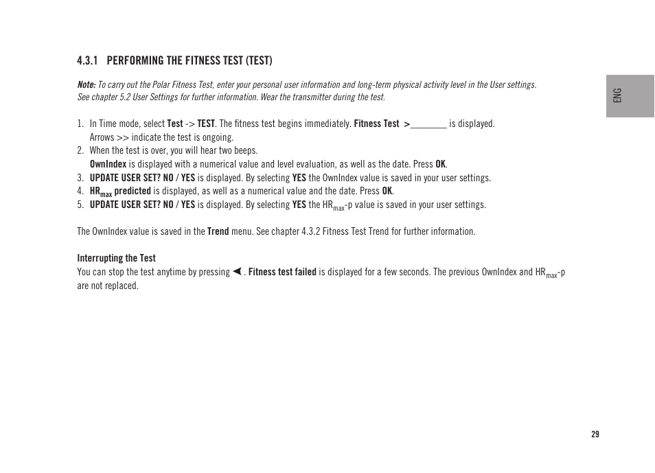 POLAR CS300 User Manual | Page 30 / 46