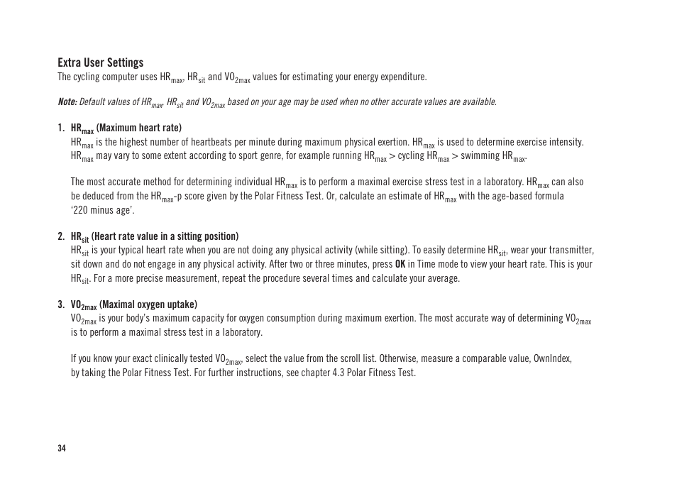 POLAR CS300 User Manual | Page 35 / 46