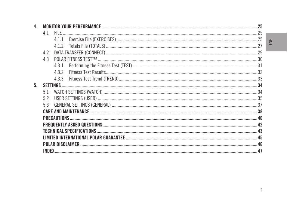 POLAR CS300 User Manual | Page 4 / 46