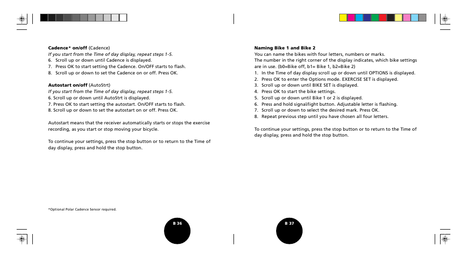 POLAR S510 User Manual | Page 20 / 55