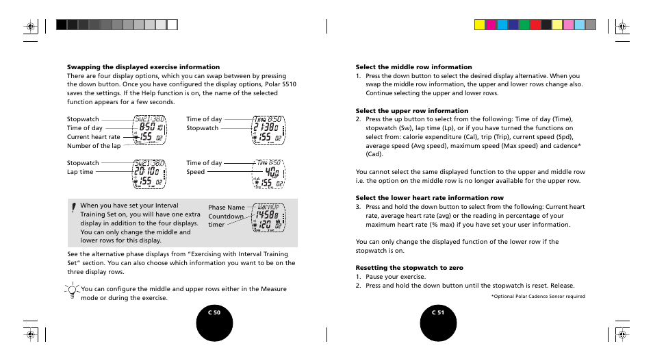 POLAR S510 User Manual | Page 27 / 55