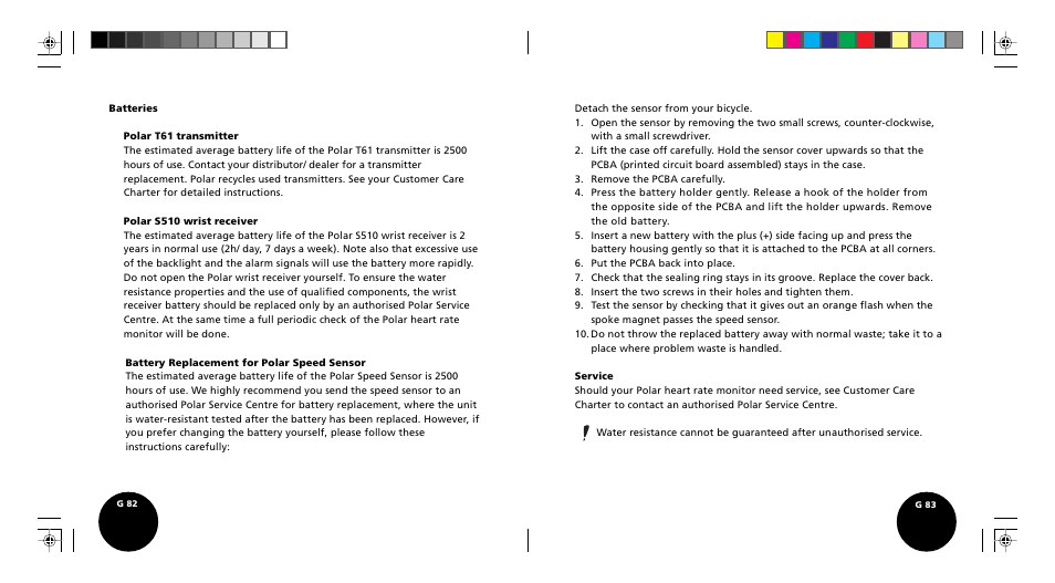POLAR S510 User Manual | Page 43 / 55