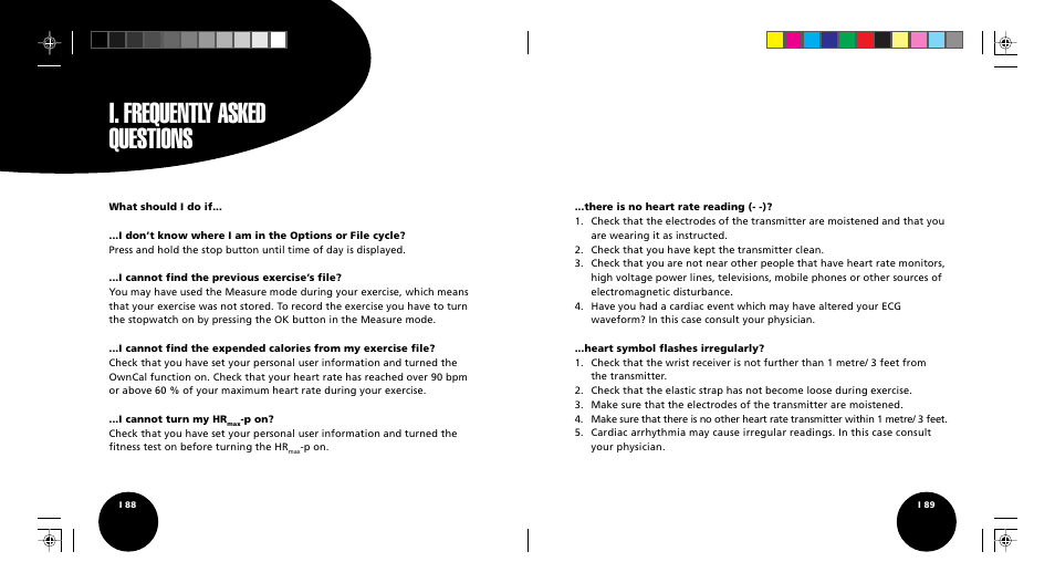 I. frequently asked questions | POLAR S510 User Manual | Page 46 / 55