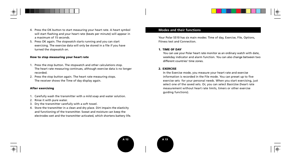 POLAR S510 User Manual | Page 8 / 55