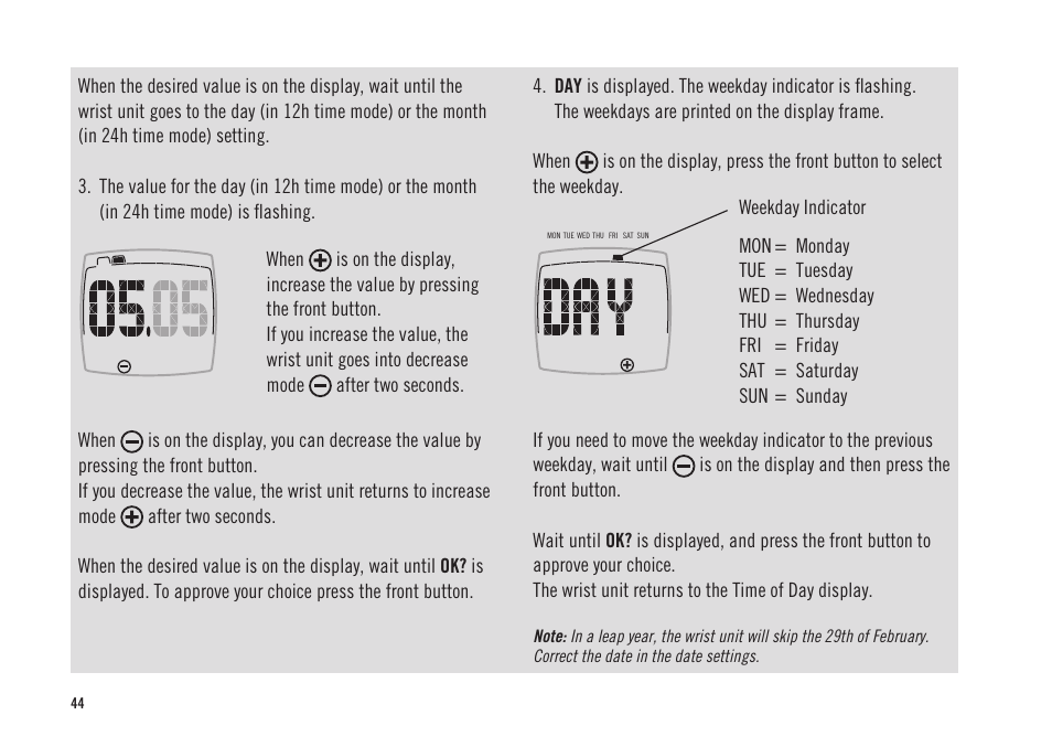 POLAR FS3c User Manual | Page 15 / 26