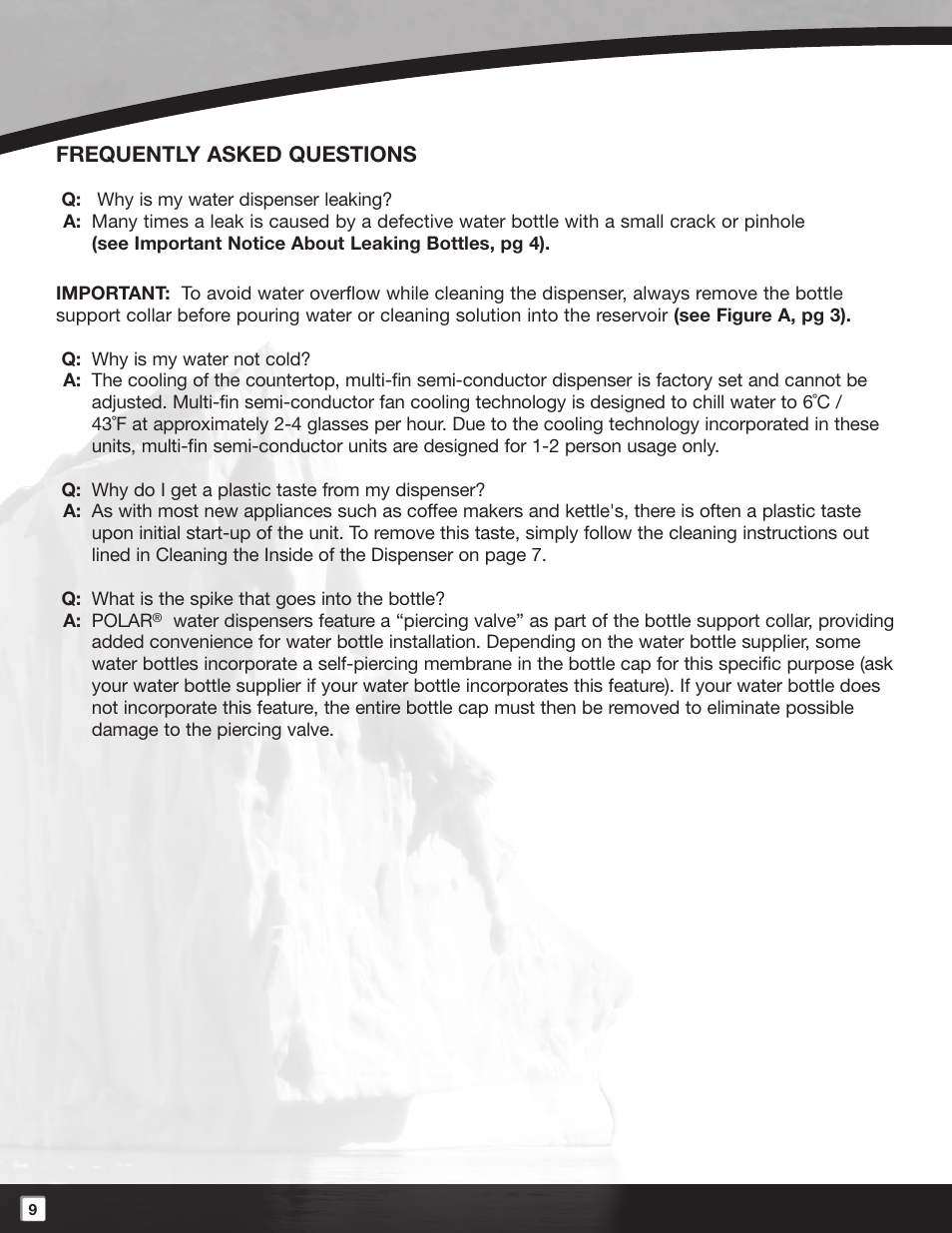 POLAR PWD2635W-1 User Manual | Page 10 / 10