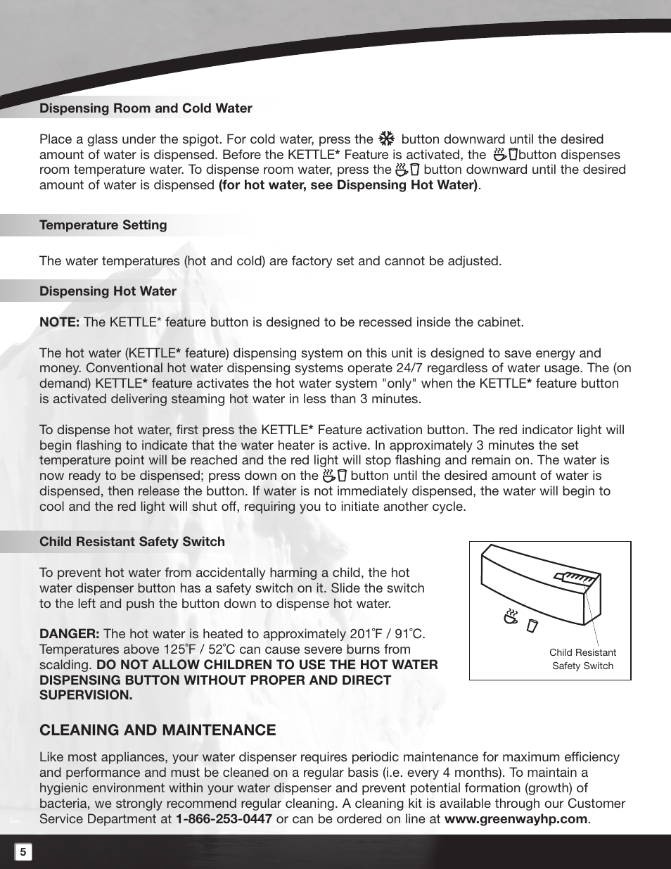 POLAR PWD2635W-1 User Manual | Page 6 / 10