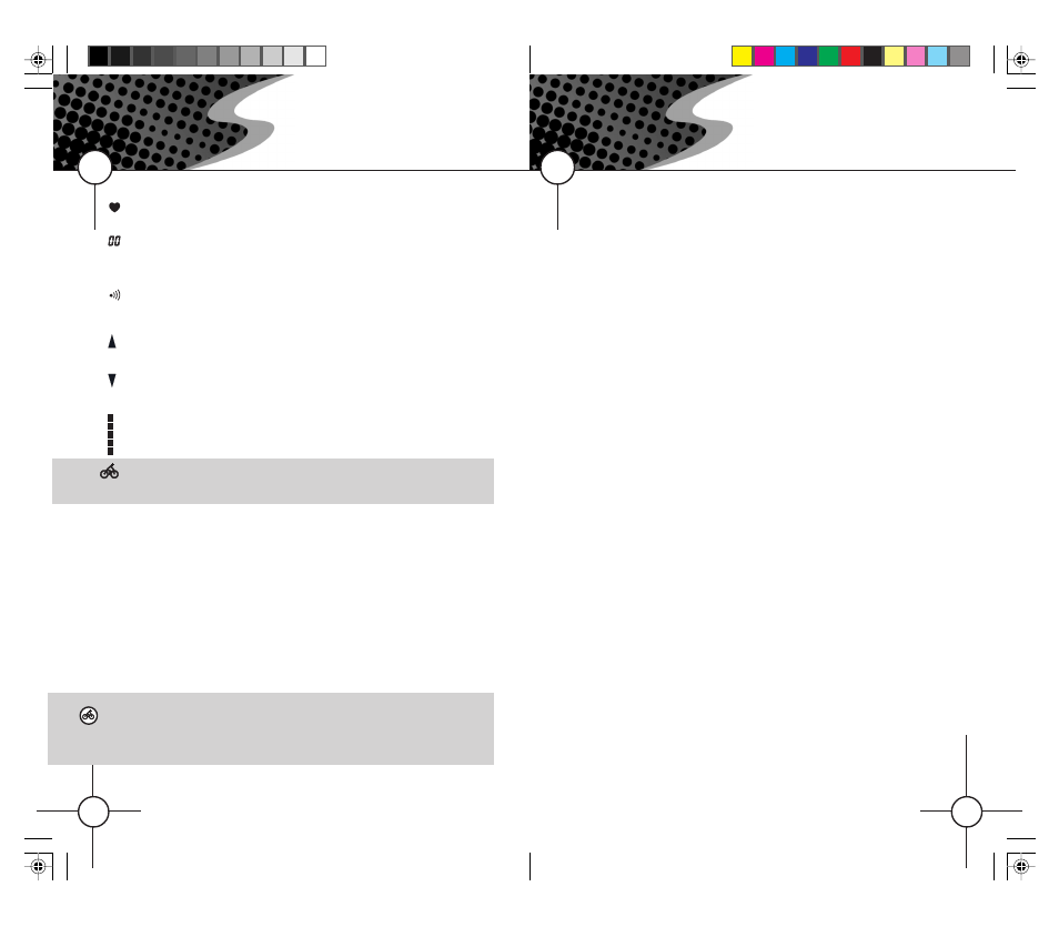 Index l display symbols m | POLAR S120 User Manual | Page 24 / 25