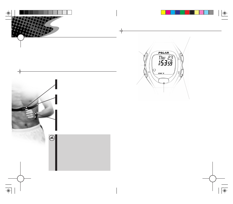 Agetting going | POLAR S120 User Manual | Page 3 / 25