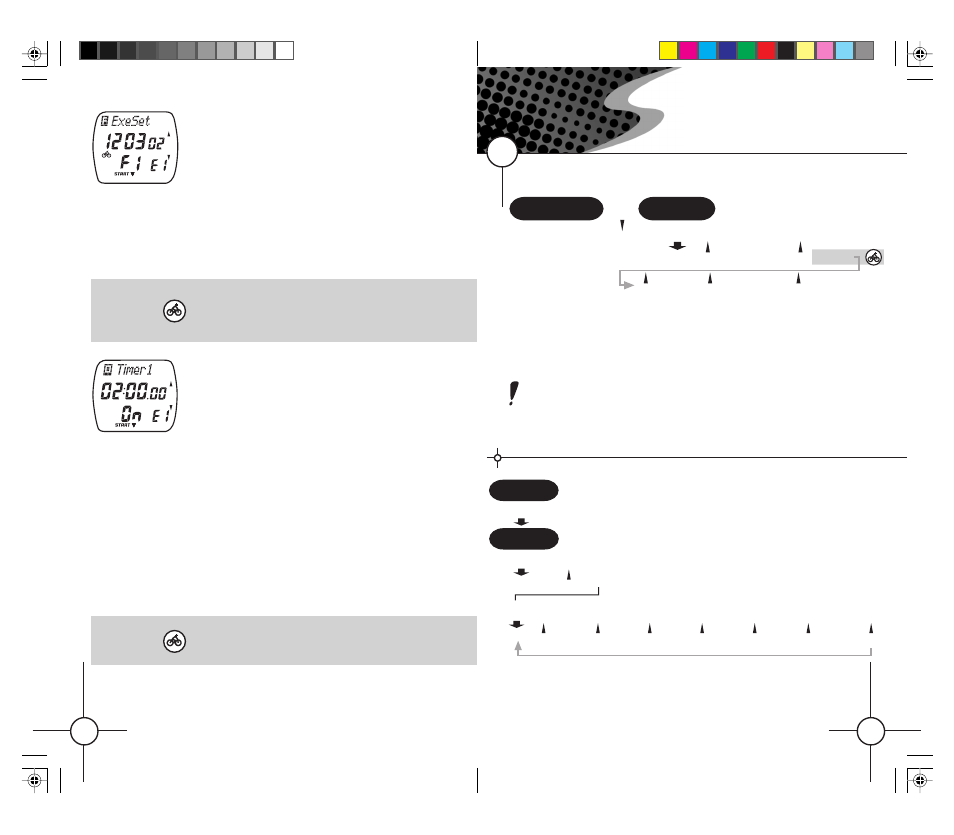 Bsettings | POLAR S120 User Manual | Page 6 / 25