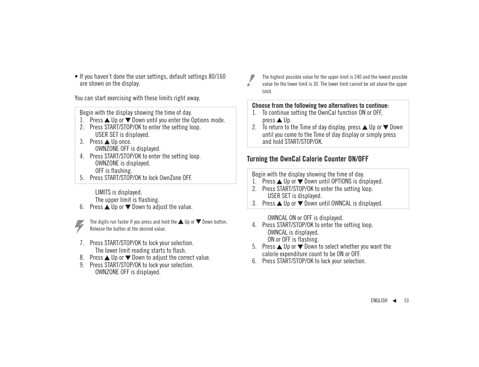POLAR F92tiTM User Manual | Page 12 / 40