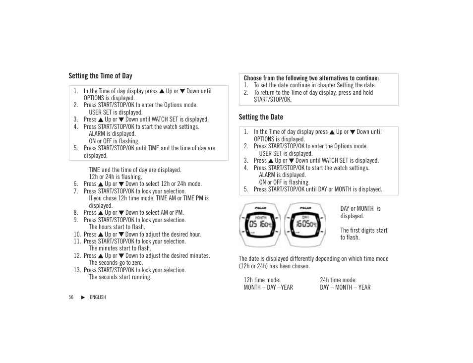 POLAR F92tiTM User Manual | Page 15 / 40