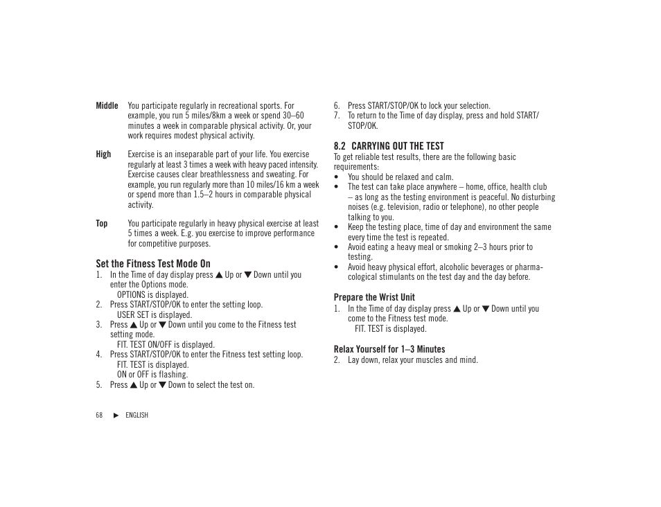POLAR F92tiTM User Manual | Page 27 / 40
