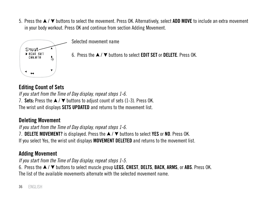 POLAR F55 User Manual | Page 34 / 98