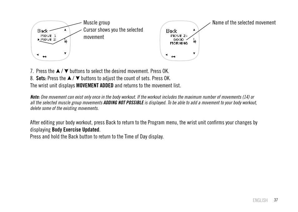 POLAR F55 User Manual | Page 35 / 98