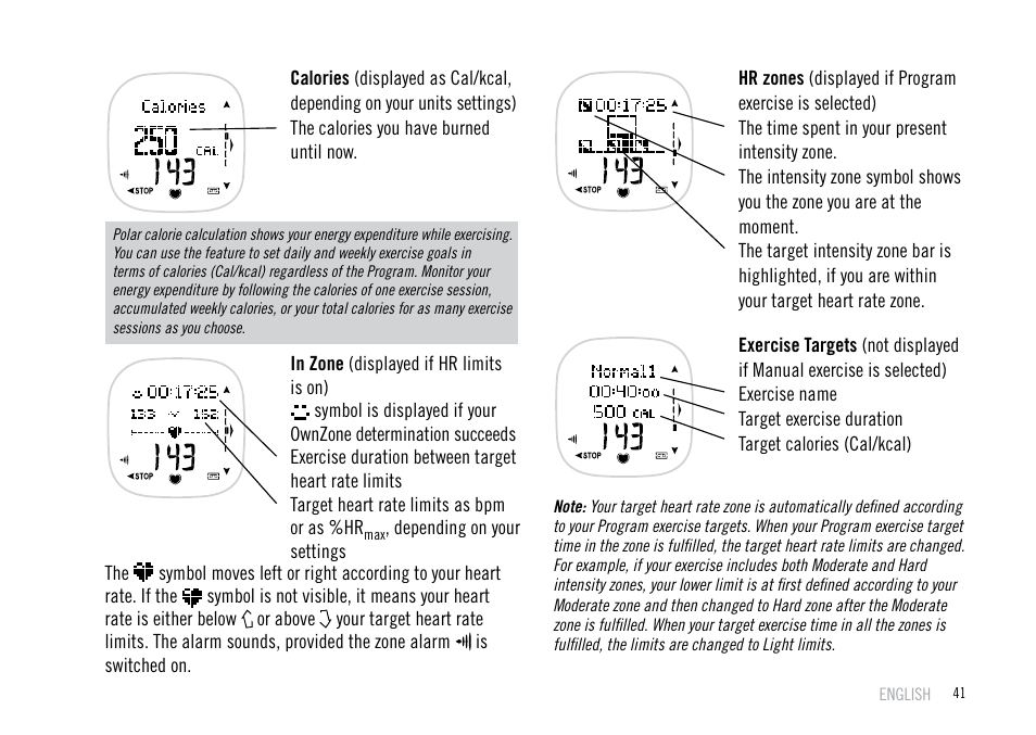 POLAR F55 User Manual | Page 39 / 98