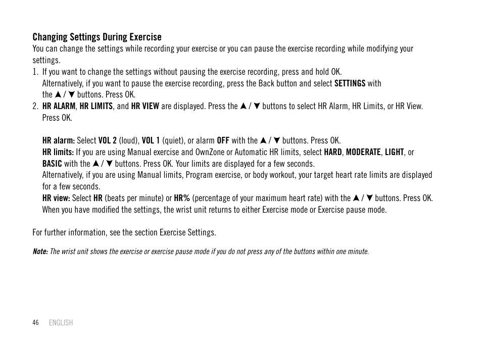 POLAR F55 User Manual | Page 44 / 98