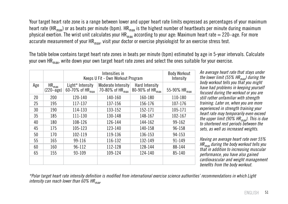 POLAR F55 User Manual | Page 49 / 98