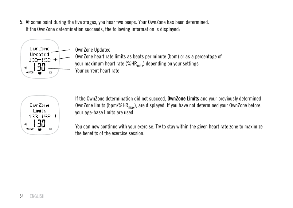 POLAR F55 User Manual | Page 52 / 98